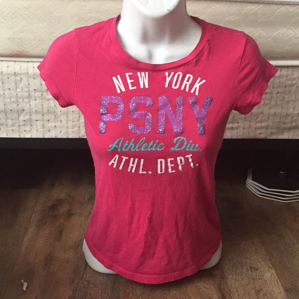 A hot pink Aeropostale kids t-shirt
